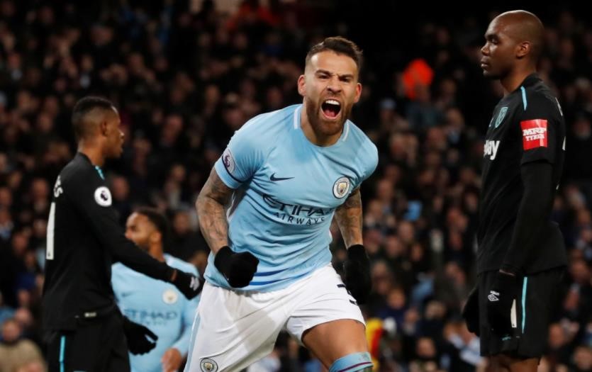 El City sigue imparable y llegó a 20 triunfos seguidos en la temporada. Con gol de Otamendi, revirtió el marcador ante West Ham.