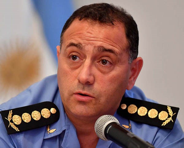 Luis Avilés, jefe de Policía de la provincia.