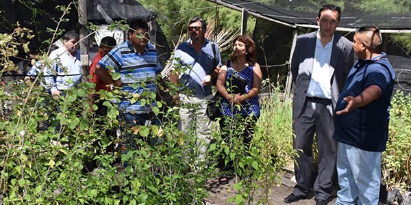 Marcelo Montserrat acompañó al intendente Adrián Maderna en la recorrida por el Vivero.