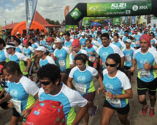 Alrededor de 350 participantes tuvo ayer la corrida “Salomón K21 Series” en la ciudad de Puerto Madryn.