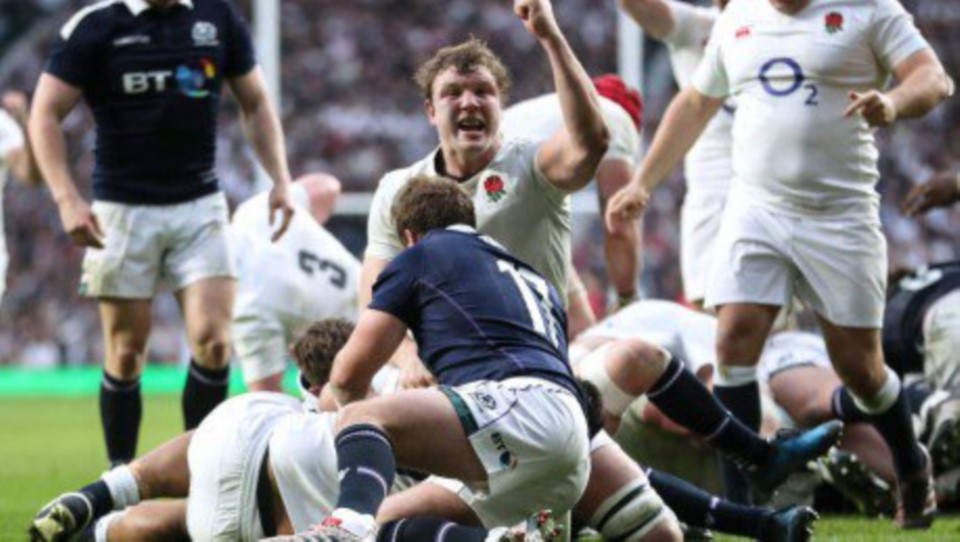 Inglaterra venció a Escocia y es bicampeón del Seis Naciones.