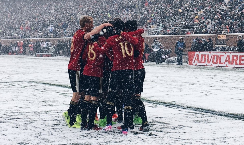 Doblete de Almirón y hat-trick de Josef Martínez para ganarle 6-1 a Minnesota en la MLS.