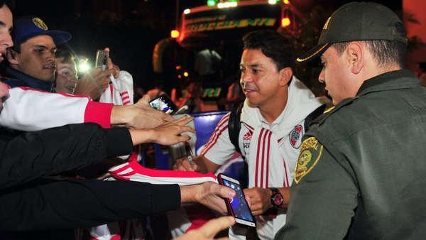 River fue recibido de la mejor manera en Medellín.