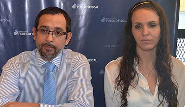 Fernando Rivarola y Ana Bottini, fiscales de Esquel.
