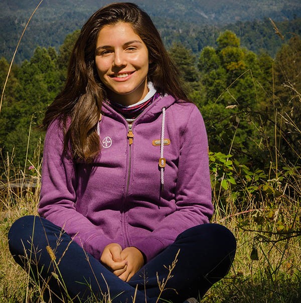 Agustina Boruta, estudiante de Trelew habló de su experiencia en Chile.