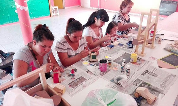 Se construirán 15 kits destinados a un espacio de entretenimiento.