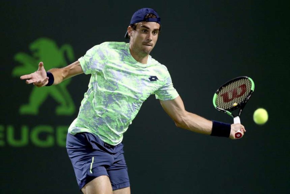 Pella sorprendió a Dimitrov y dio la sorpresa del día en Crandon Park.