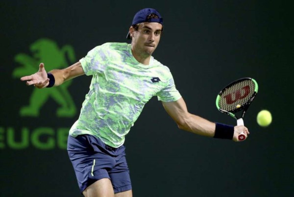 Pella sorprendió a Dimitrov y dio la sorpresa del día en Crandon Park.