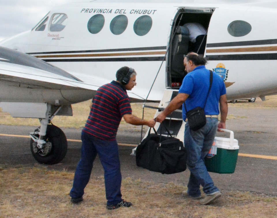 La ablación se realizó con el trabajo de profesionales locales.