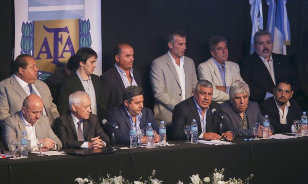“Chiqui” conducción. Claudio Tapia fue electo por un período de cuatro años para conducir los destinos de la AFA, de forma abrumadora.