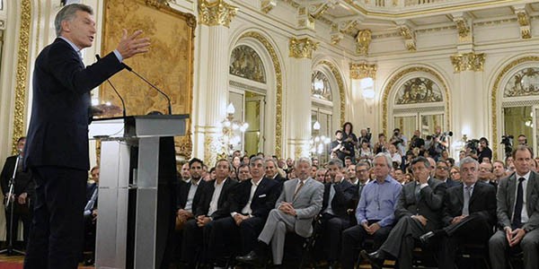 Das Neves fue uno de los gobernadores que participó de los anuncios realizados por el presidente.