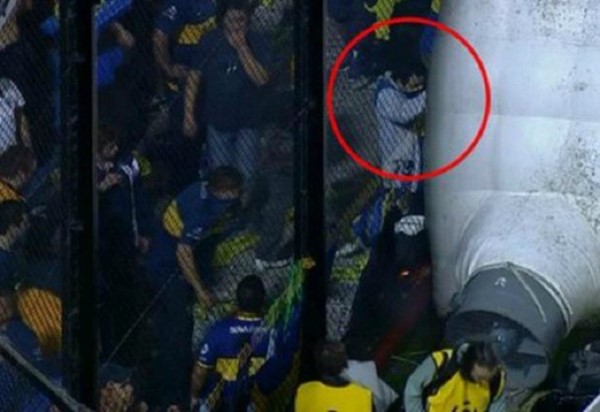 Uno de los acusados de arrojar el gas pimienta responsabilizó a Boca.