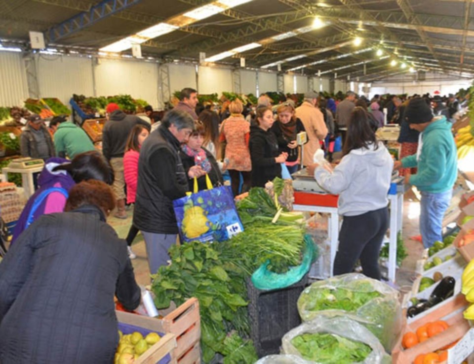 Amplia convocatoria de la feria de productores en la rural.