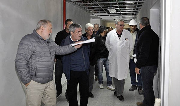 El gobernador supervisó las tareas que se están desarrollando.
