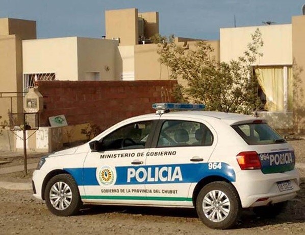 Momentos en que la Policía de Investigaciones se disponía a irrumpir.