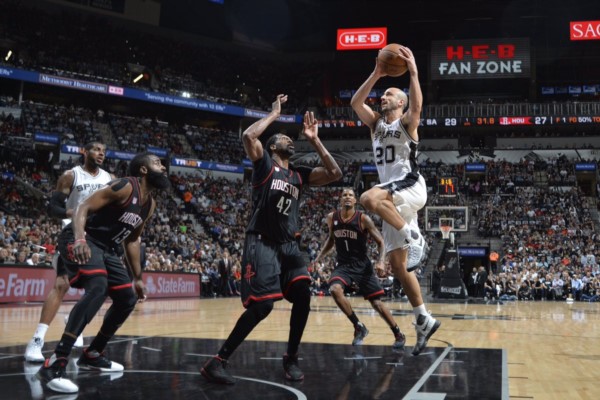 San Antonio Spurs igualó la serie ante Houston Rockets en semifinales del Oeste.