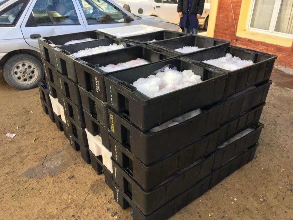 La mercadería fue decomisada (foto twitter)