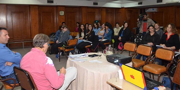 La capacitación estuvo destinada a trabajadores de la educación de la ciudad de Trelew.