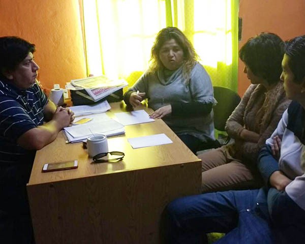 Encuentro. La ministro explicó en el interior sus planes para el año. 