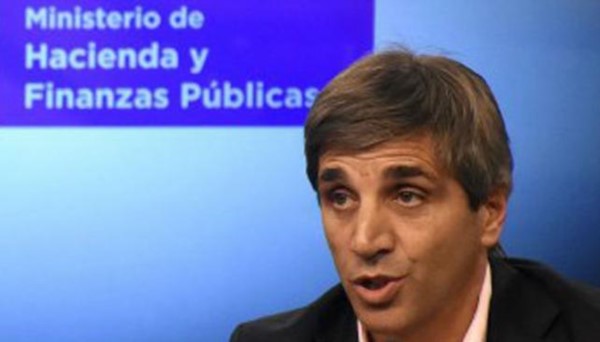 Ministro de Finanzas Luis Caputo