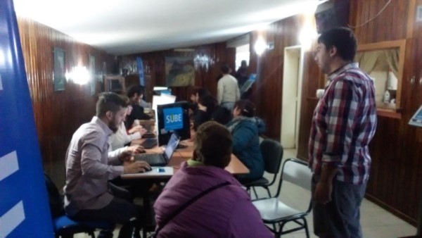 Los trámites se iniciaron esta mañana (foto @natiaferrari)