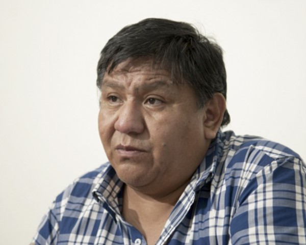 Secretario general del Sindicato del Petróleo y Gas Privado, Jorge Ávila.