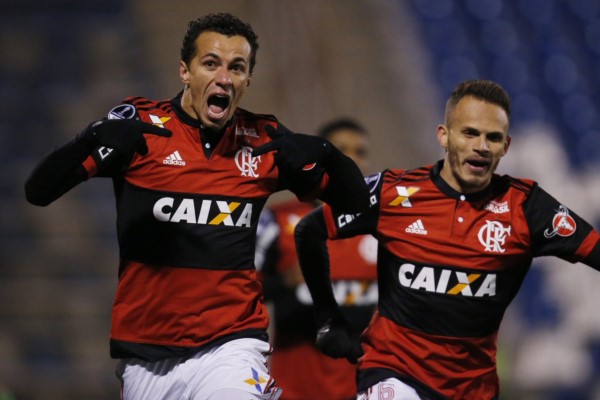 Flamengo no tuvo piedad. Aplastó 5-2 a Palestino en Santiago y está prácticamente clasificado a la siguiente fase de la Sudamericana.