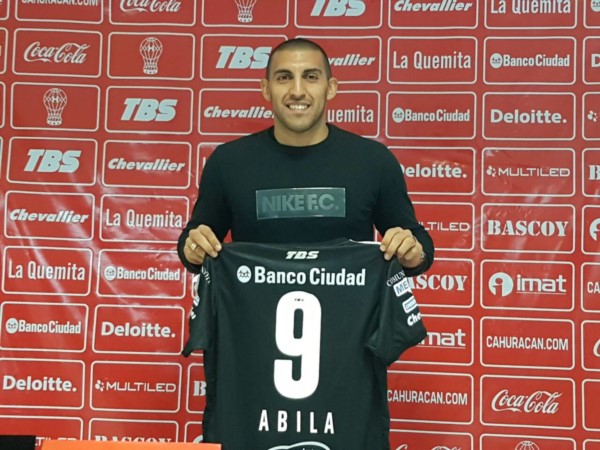 Ábila jugará en Huracán hasta fin de año.