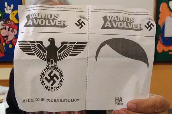 Violencia. La Delegación Israelita reclamó que haya una investigación del origen de la polémica boleta.
