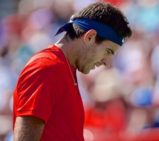 Es la primera vez que Del Potro pierde ante Dimitrov en seis enfrentamientos.