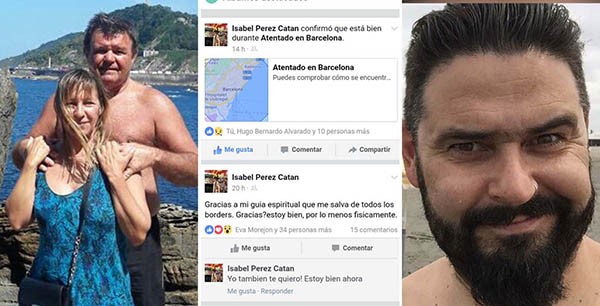 María del Carmen Álvarez, los mensajes de Isabel Pérez Catán en redes sociales y Gonzalo Outeda Giménez.