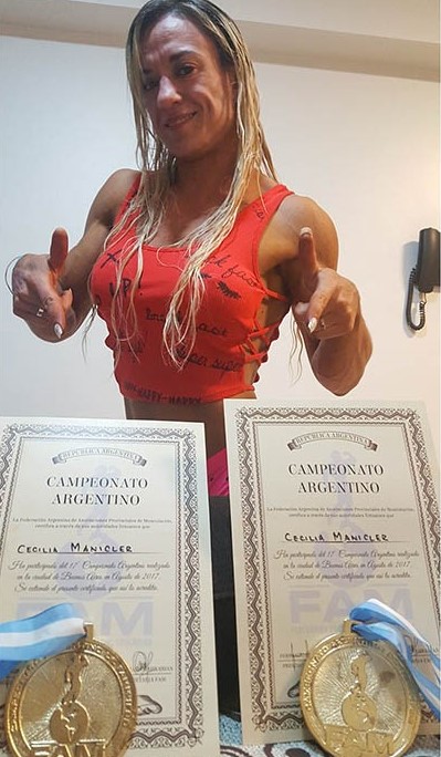 Cecilia Manicler campeona argentina en Senior y Máster.