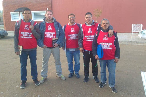 Los miembros de REMAR Argentina que estarán durante agosto y septiembre visitando hogares de la zona.