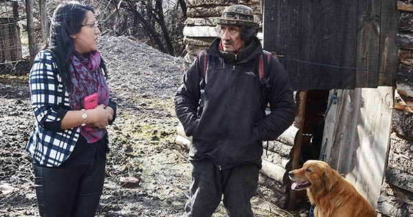 La ayuda al vecino de Río Percy, es parte de la política de asistencia y promoción social del intendente Aleuy.