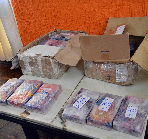 Una muestra. Once kilos de cocaína de altísima calidad, distribuidos en varios panes para el juicio oral.