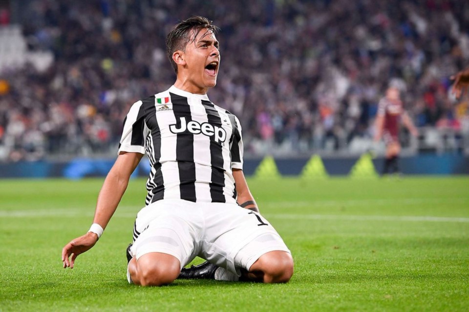 La "Joya" marcó un doblete en la goleada de Juventus ante Torino.