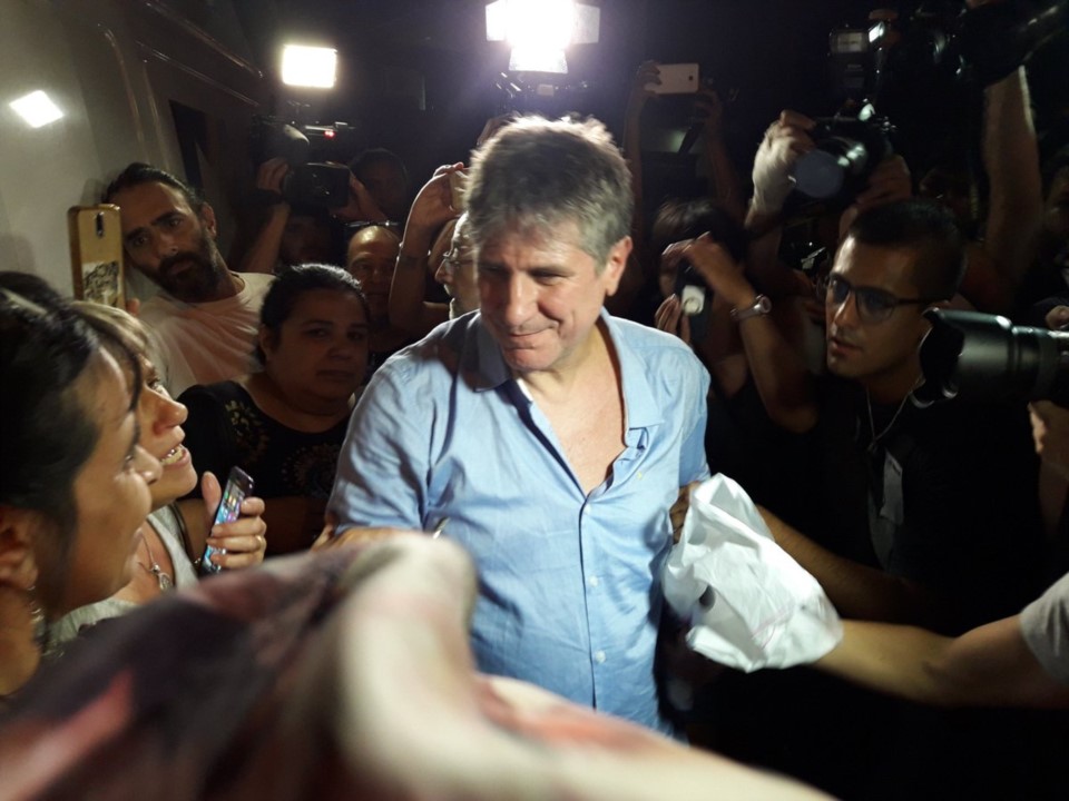 Amado Boudou: "Me parece que también está preso el sistema de movilidad jubilatoria".