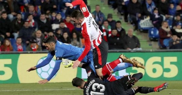 Fue igualdad en dos tantos entre Getafe y Bilbao.