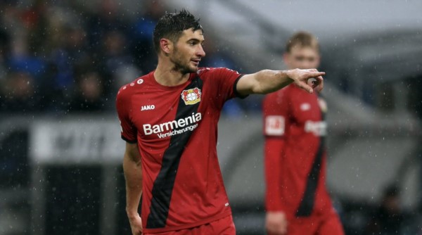 Lucas Alario lleva cinco goles en Bundesliga en 748 minutos (un gol cada 149 minutos).
