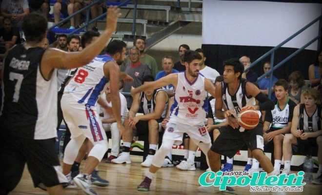 El último parcial que tuvo el partido Cipo tuvo una actuación fulminante y encontró en Tomasevich el tirador letal que estaba necesitando.