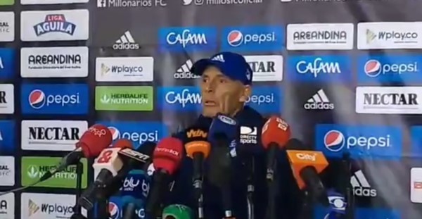 Miguel Angel Russo volvió a Millonarios tras superar un cáncer y realizó una conmovedora conferencia de prensa.