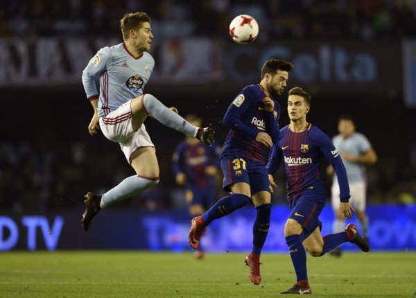 Barcelona y Celta no se sacaron ventajas en el partido de ida de los 8vos de final de la Copa del Rey.