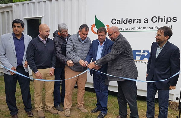 La caldera fue probada en el Centro de Investigación y Extensión Forestal Andino Patagónico (CIEFAP).