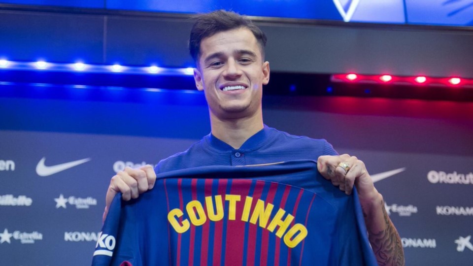 Philippe Coutinho fue presentado con el Barcelona. El fichaje más caro en la historia del equipo culé.