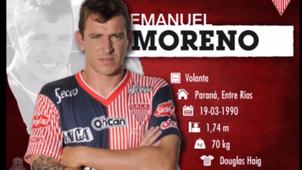 El mediocampista Emanuel Moreno se sumó a Guillermo Brown.