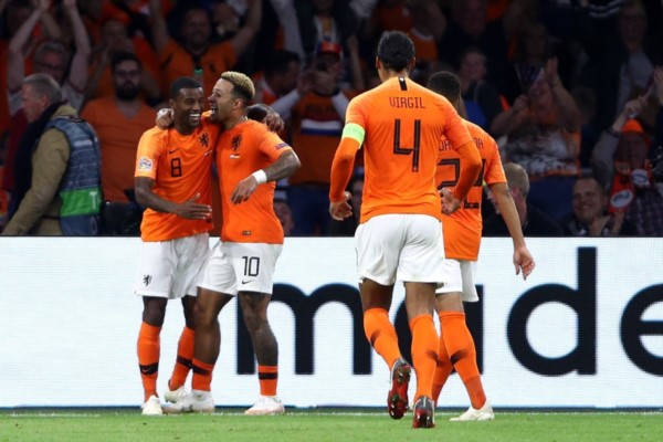 Dijk, Depay y Wijnaldum le dieron la victoria contundente a Holanda contra Alemania.