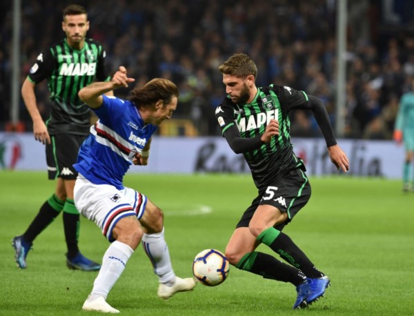 Sampdoria y Sassuolo igualaron sin goles en el Calcio.