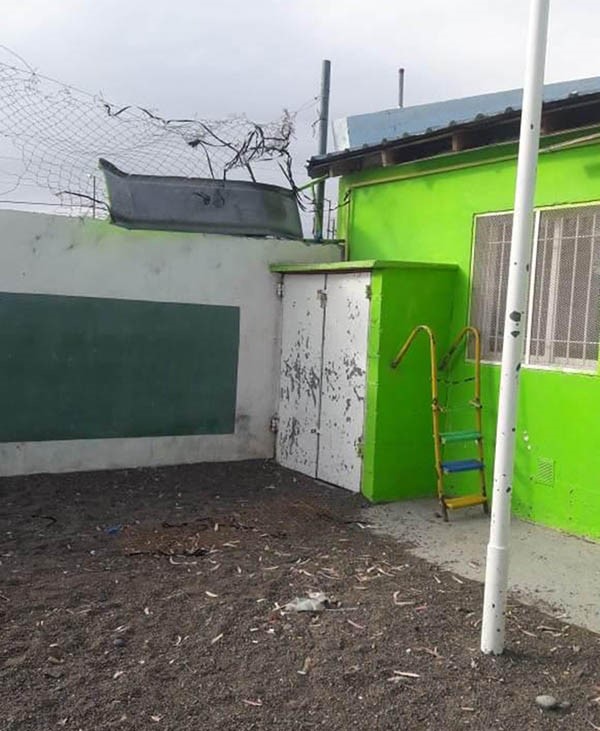 Los daños se registraron nuevamente en un jardín municipal.