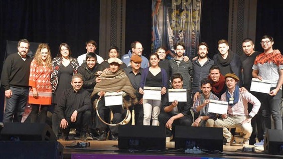 Todos los participantes del Pre Cosquín 2019 realizado en el gimnasio municipal de la ciudad de Esquel.