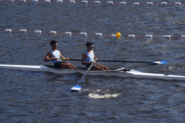 Felipe Modarelli y Tomás Herrera se subieron al tercer escalón del podio en remo.